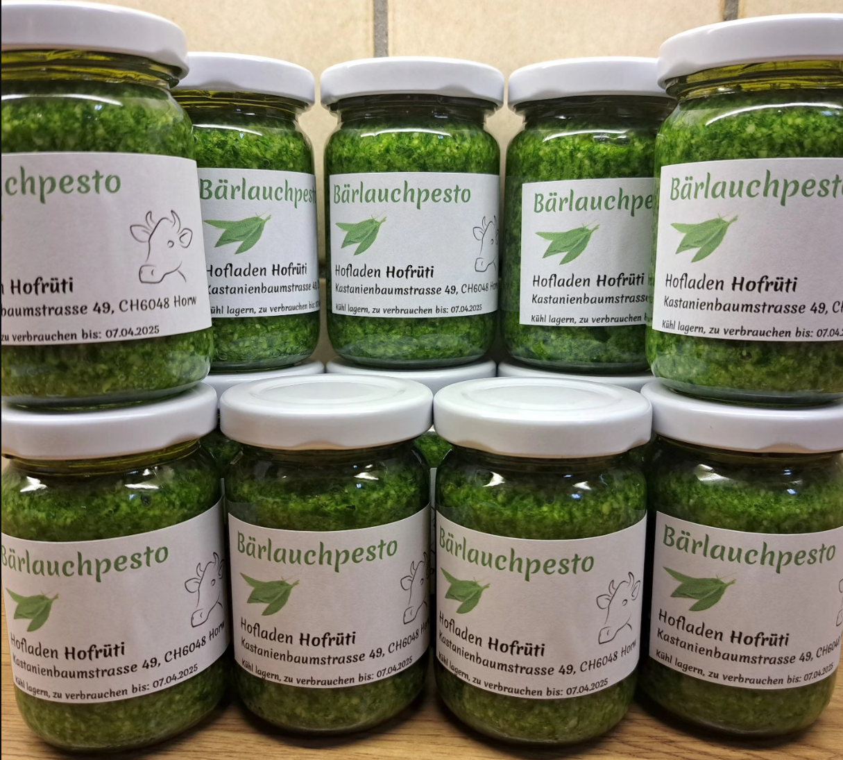Bärlauchpesto vom Hofladen Hofrüti in Horw