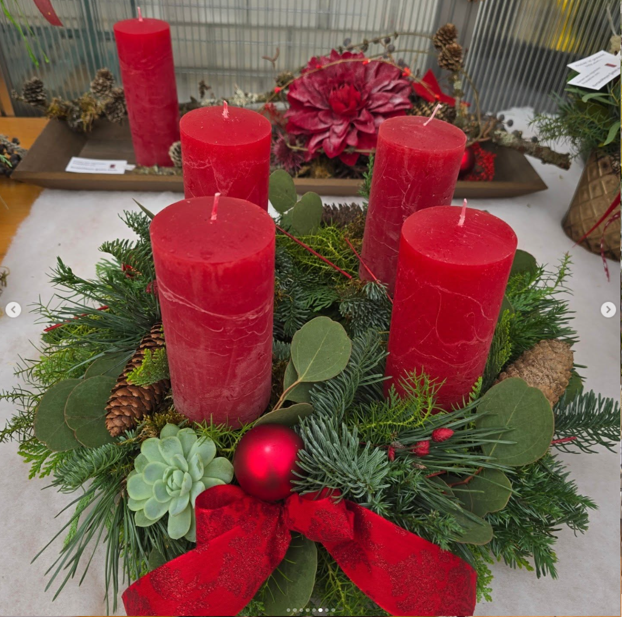 Klassischer Adventskranz - Floristik vom Hofladen Hofrüti in Horw